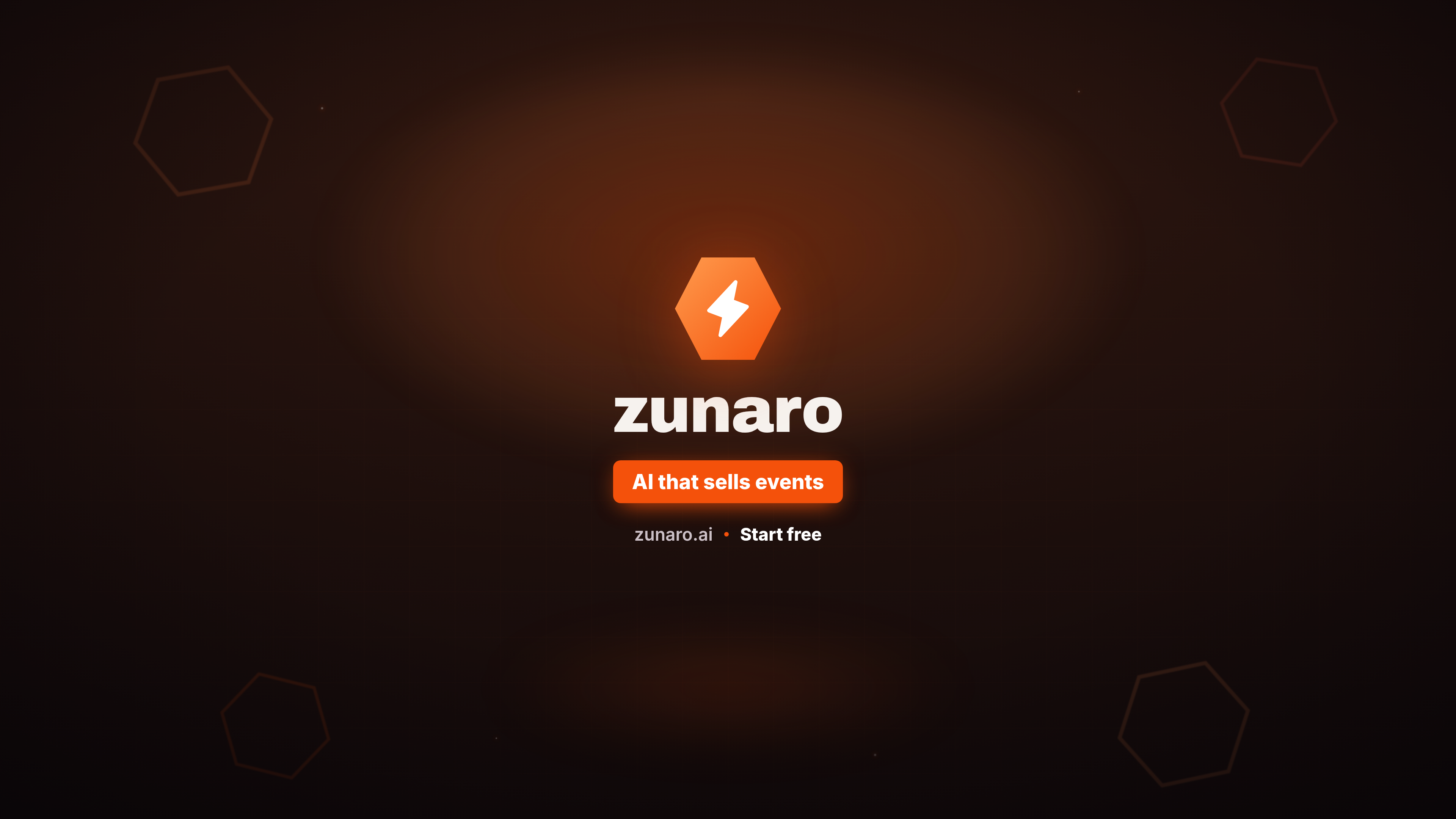 Zunaro, AI that sells events